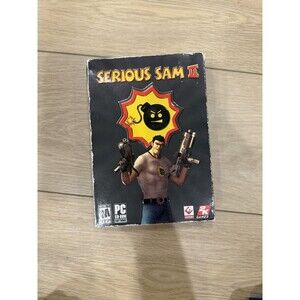 Serious Sam II 2 TWO PC Video Game CIB Manual Retro Box + Registration Card